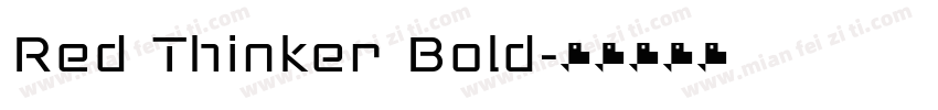 Red Thinker Bold字体转换
